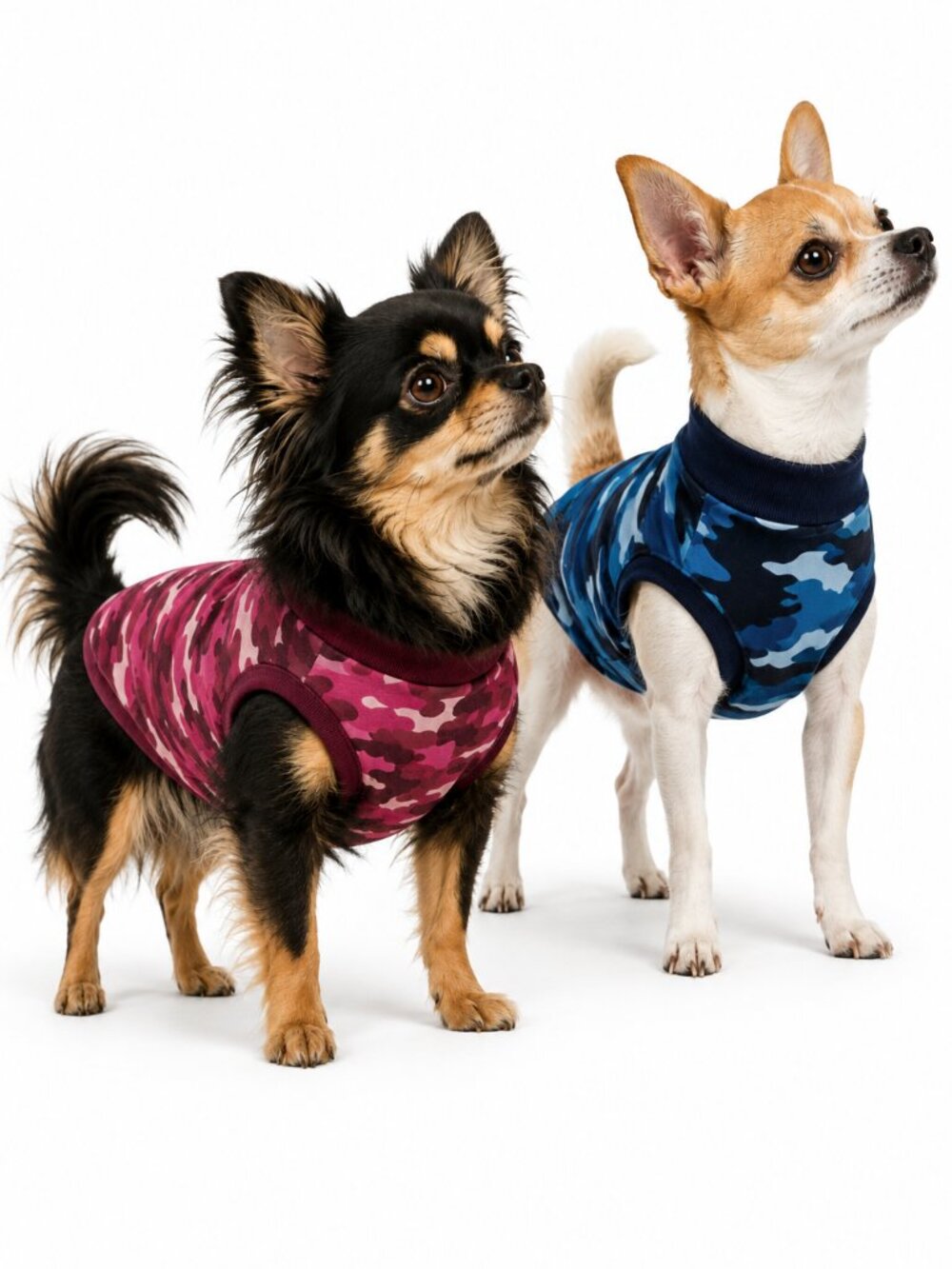 Two Suitical Recovery Dog Suits Camo Blue Camo Pink Camo XXS (Unworn)